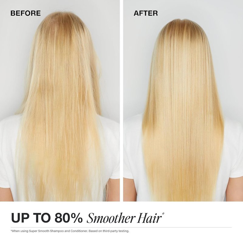 Super Smooth Conditioner for Frizzy Hair - Controls Frizz & Adds Softness | 33.8 Fl Oz