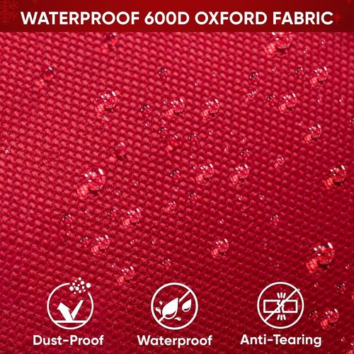 BALEINE Gift Wrapping Paper Organizer - Durable 600D Oxford Fabric Storage for 18-25 Rolls, Green (Pack of 2)