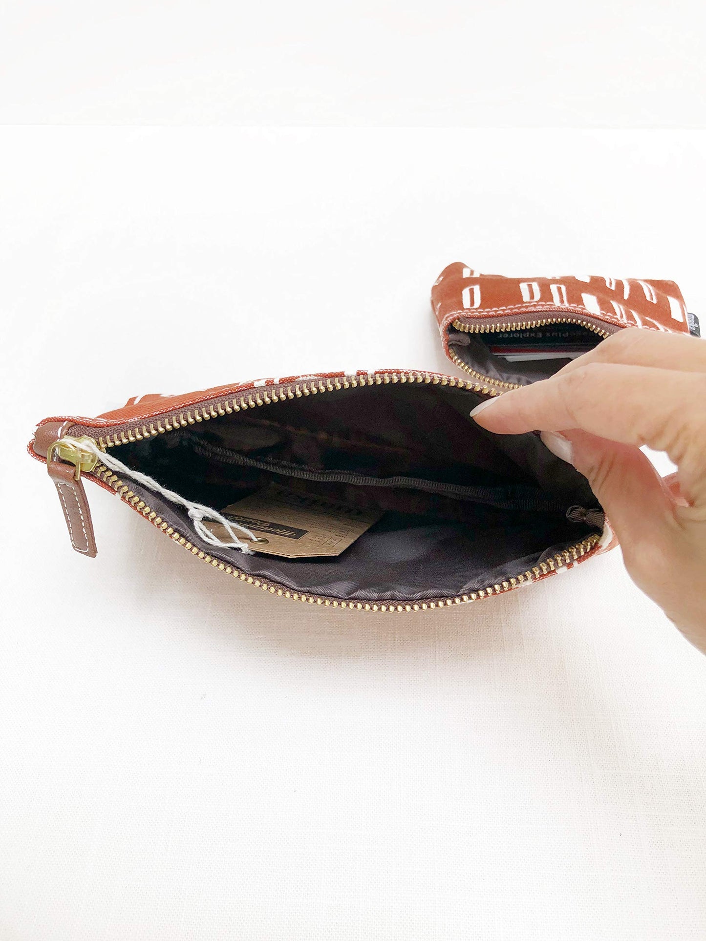 MAIKA Recycled Canvas Large Travel Pouch, Flores