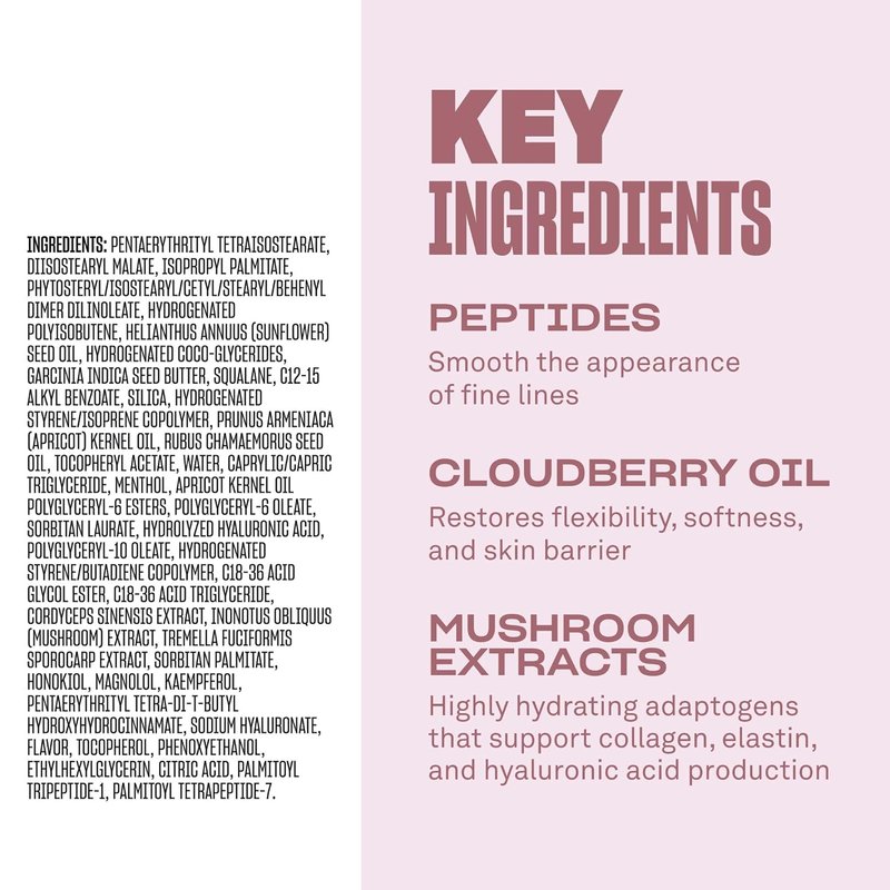 Cloud 9 Peptide Lip Serum - Hydrating Daily Lip Treatment with Cloudberry Oil & Hyaluronic Acid | Smoothing Vegan Lip Care
