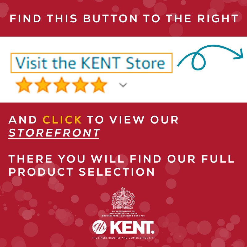 Kent KFM3 Gel Styling Hair Brush for Men, 9 Row Men's Hair Brush with Ionic Anti Static Bristles, Detangling and Smoothing Short to Medium Length Hair