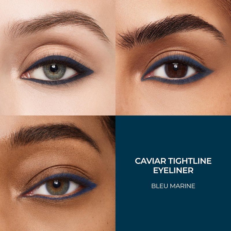 Laura Mercier Caviar Tightline Eyeliner: Long Lasting Color, Crease-proof, Waterproof, Gel-like Hydrating Formula, Perfect for Tightline, Lash Line + Waterline, Bleu Marine
