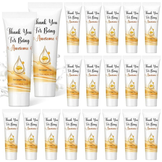 Thank You Hand and Body Cream Set - 35 Pcs Inspirational Gifts for Coworkers & Teachers | Travel Size Moisturizer for Dry Skin