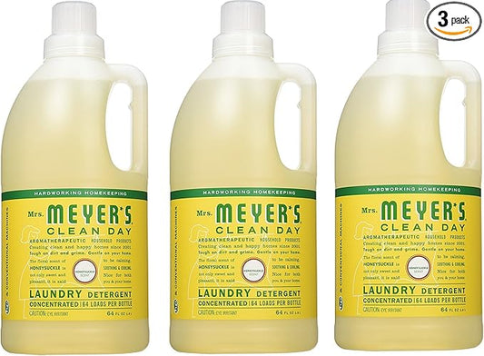 Laundry Detergent, Honeysuckle, 3 Count (64 fl oz. each)