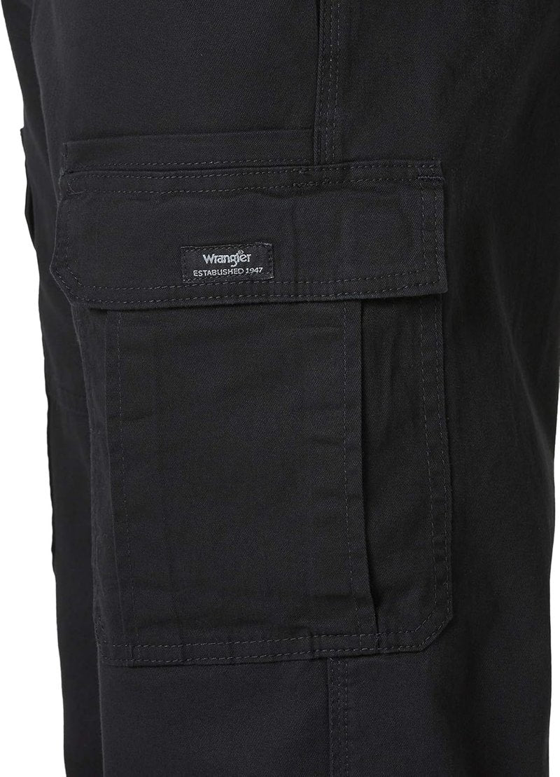 Wrangler Authentics Men's Cargo Pants - Relaxed Fit Stretch Fabric | Versatile Outdoor Wear