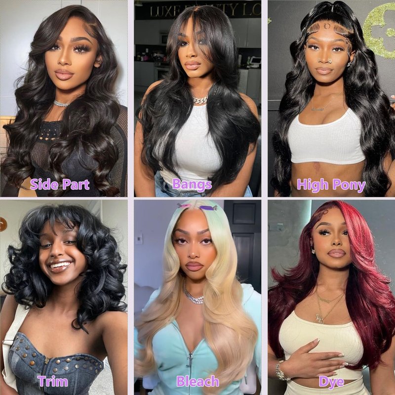 22 Inch Body Wave Lace Front Wig - 200 Density Human Hair, HD Lace, Pre-Plucked Frontal with Baby Hair
