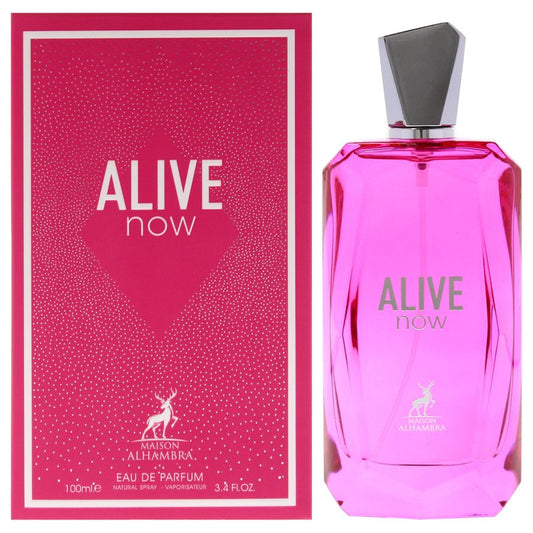 Lattafa Alive Now by Maison Alhambra for Women - 3.4 oz EDP Spray