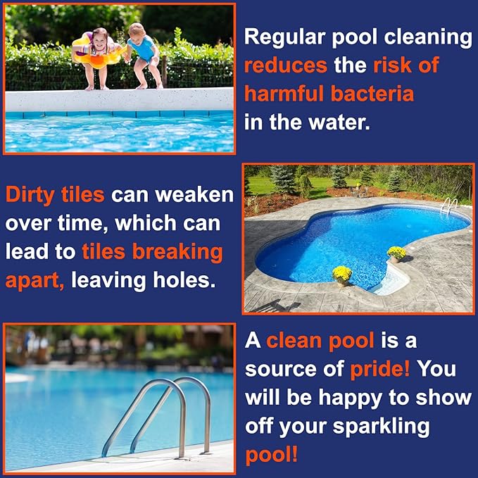 Pool-Whiz Pumice Block, Pool Tile & Concrete Cleaner, Pumice Stone for Cleaning Pools, Spas & Water Features, Pool & Spa Cleaner, Pumice Block for Rust, Stains Build Up by Billy Buckskin Co. Pack of 1