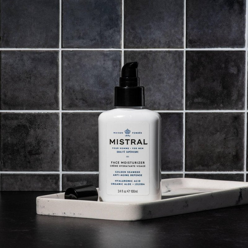 Mistral Men's Face Moisturizer Cream, Cool Marine, 3.4 Fl Oz