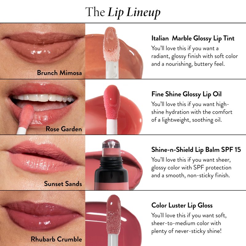 LAURA GELLER NEW YORK Color Luster Lip Gloss - Cookie Dough | Non-Sticky Lip Gloss Treatment with Sheer High-Shine Color
