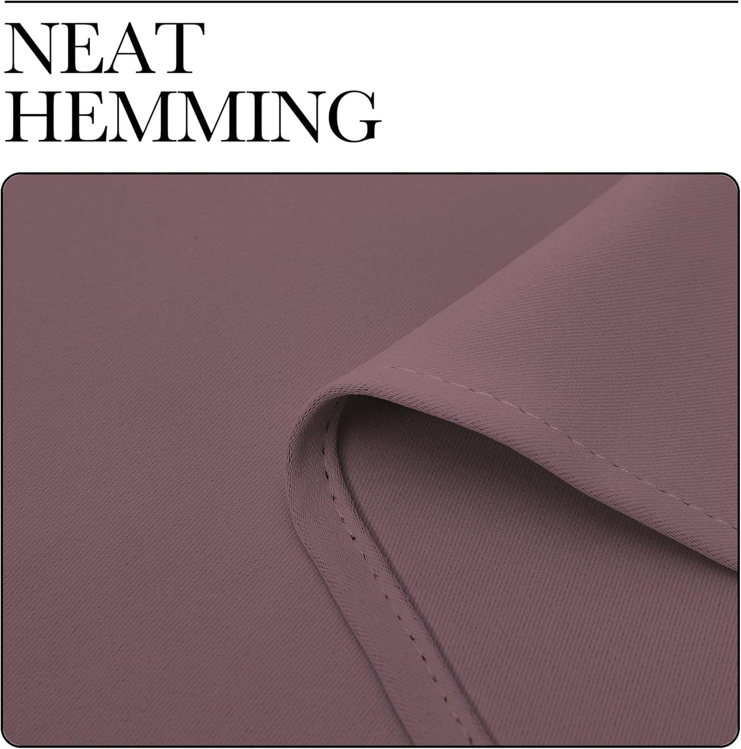 NICETOWN Blackout Curtain Panels - Thermal Insulated Draperies, 34x63 Inches, Dry Rose - 1 Pair