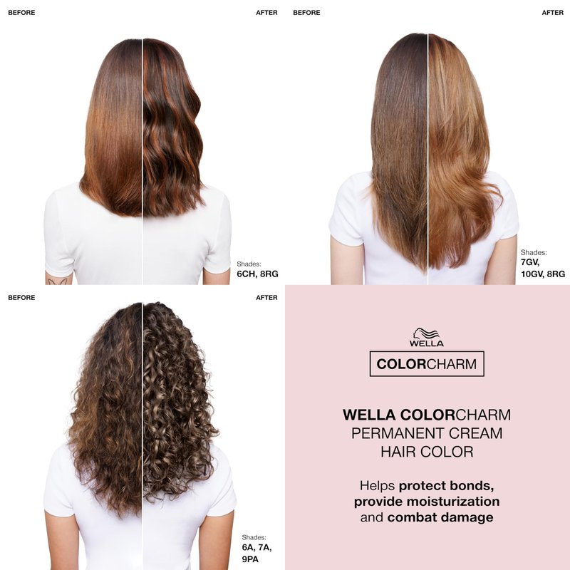 COLORCHARM Permanent Cream Hair Color, 6NN Intense Dark Blonde, 2 oz.