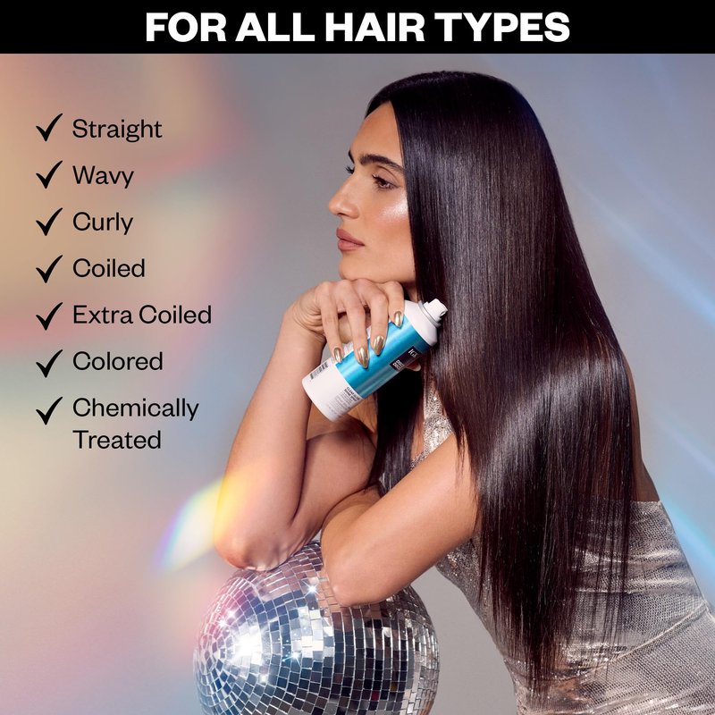 IGK Disco Disco Clear Gloss Shine Spray | Weightless Glassy Shine with a Soft Non-Greasy Finish | UV Protection Finishing Spray | 5.3 Oz