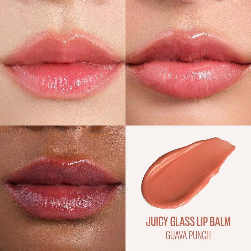 Kaja Juicy Glass Lip Balm | Plumping Lip Gloss Hydrating Lip Balm, Korean Beauty Tinted Lip Care, Moisturizing Lip Products, Nourishing Lip Moisturizer, Radiant Glow | Guava Punch, 0.15 oz