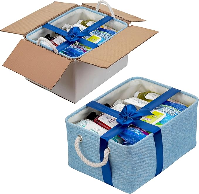 Luxury Cleaning, Supplies Kit, All In One Household Cleaning Essentials Set with Surface-Floor-Hand Cleaners, Laundry Detergent, Dish Soap, Nice Gift for New Homeowners