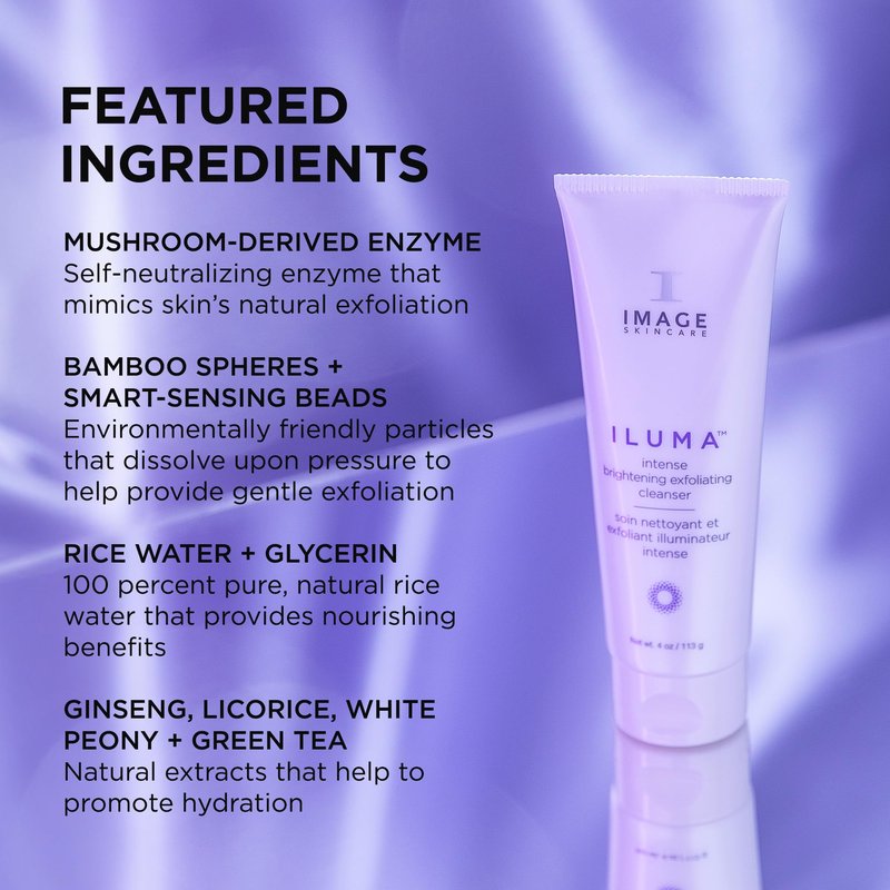 IMAGE Skincare, ILUMA Intense Brightening Cleanser, Foaming Face Wash to Exfoliate, Brighten and Boost Luminosity, 4 oz