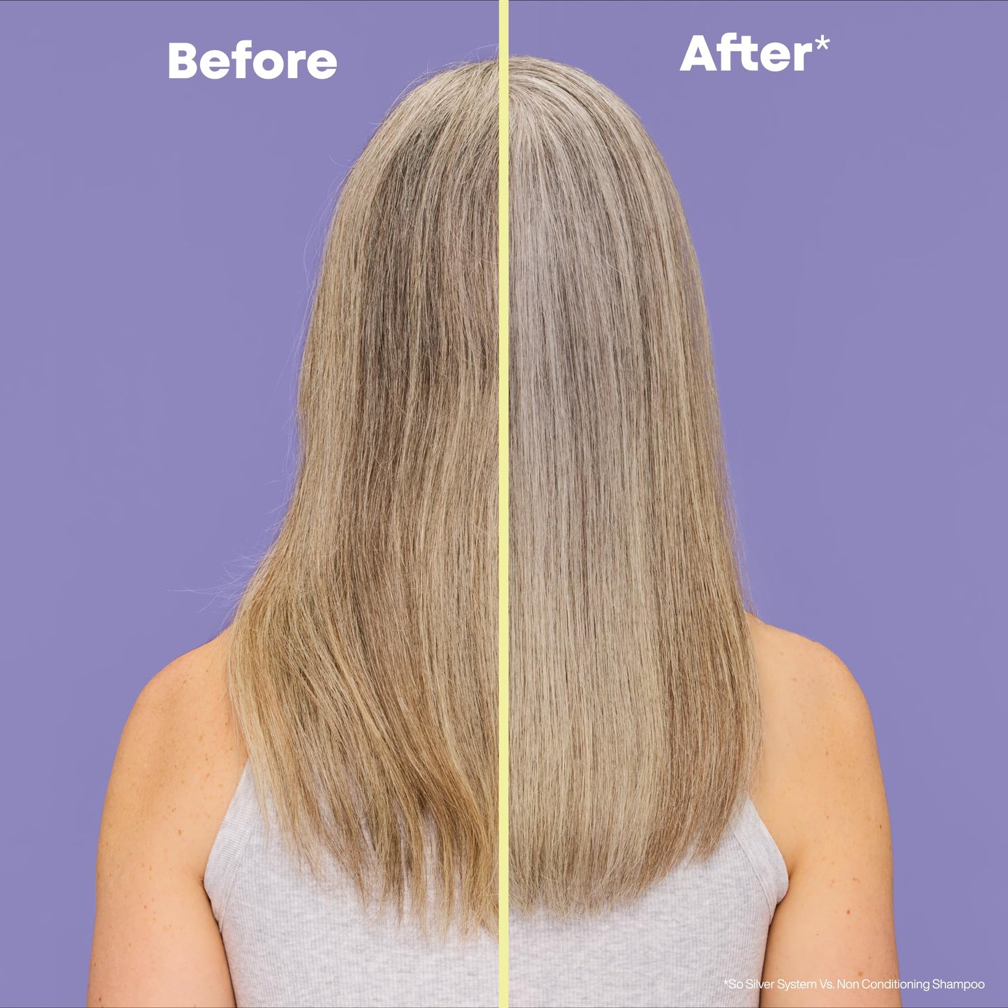 Matrix So Silver Purple Shampoo - Neutralizes Yellow Tones, Color Depositing, Brightening & Toning, Strengthens and Adds Shine, For Color Treated, Blonde, White and Platinum Hair, Vegan, 33.8 Fl Oz