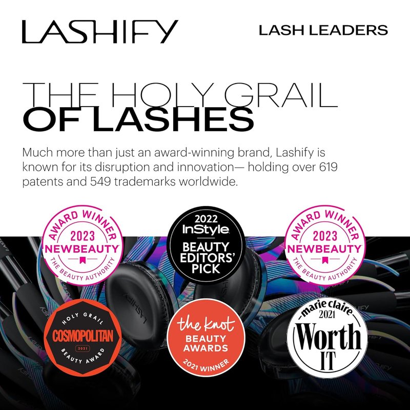 Lashify Plushy 12mm Gossamer Lashes - Easy DIY False Lashes for Voluminous Natural Look