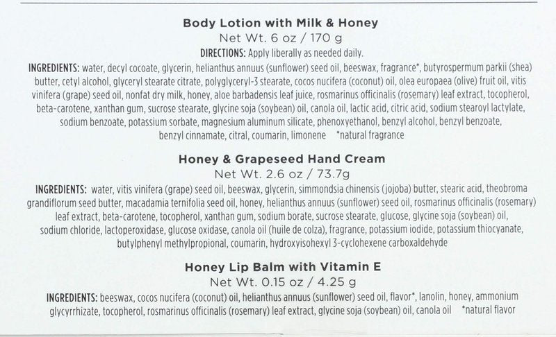 Burts Bees Honey Pot Skin And Lip Gift Pack, 1 EA
