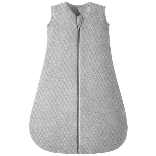 Yoofoss Baby Sleep Sack - 100% Organic Cotton Wearable Blanket for 0-6 Months | TOG 2.5, Warm Quilted Design