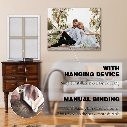 Cara Nonna Custom Canvas Prints - Personalized Photo Gifts | Framed 12x12 Wall Art for Home Decor