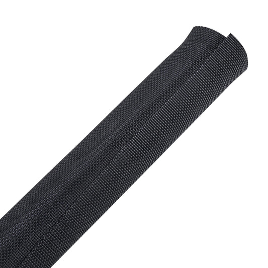 Automotive Wire Sheathing Split Wire Loom Braided Mesh Woven Cable Sleeve for Wires/Cable Cord Protector (1" - 16 Feet)