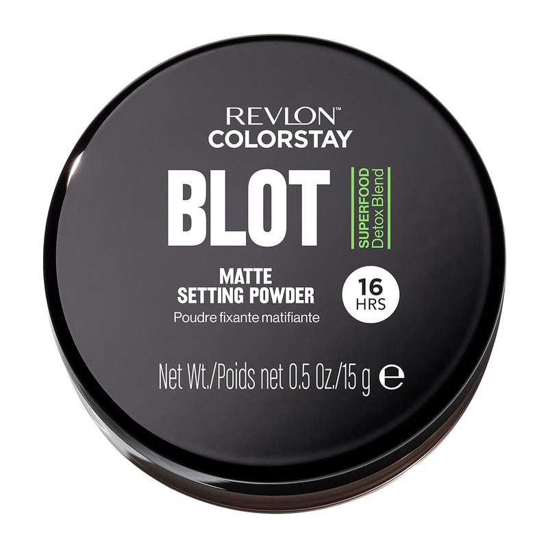 Revlon ColorStay Blot Powder - Mattifying Face Setting Powder | Blurs Imperfections & Reduces Pores, 0.5 Oz