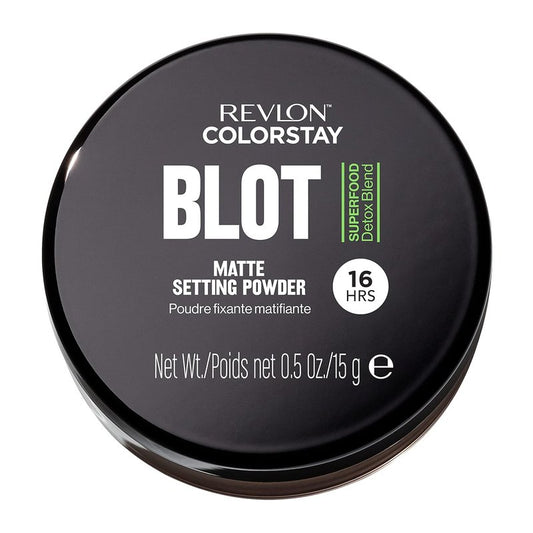 Revlon ColorStay Blot Powder - Mattifying Face Setting Powder | Blurs Imperfections & Reduces Pores, 0.5 Oz