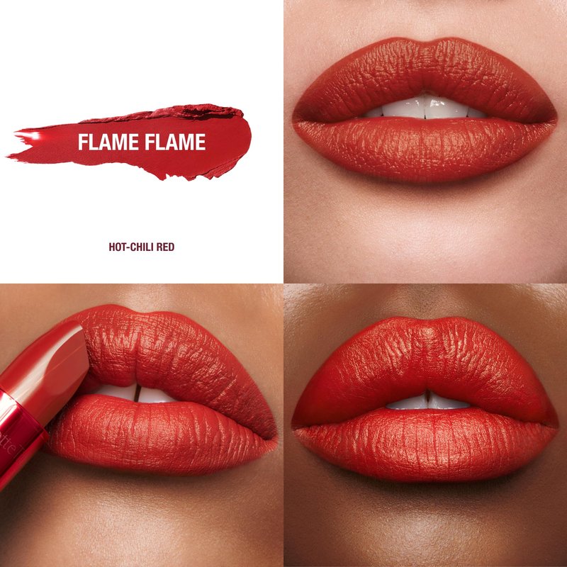 Charlotte Tilbury Matte Revolution Lipstick - Long Lasting, Matte Lipstick with Buildable Color & Lip-Loving Ingredients - Creamy, Easy to Blend Formula - Flame Flame