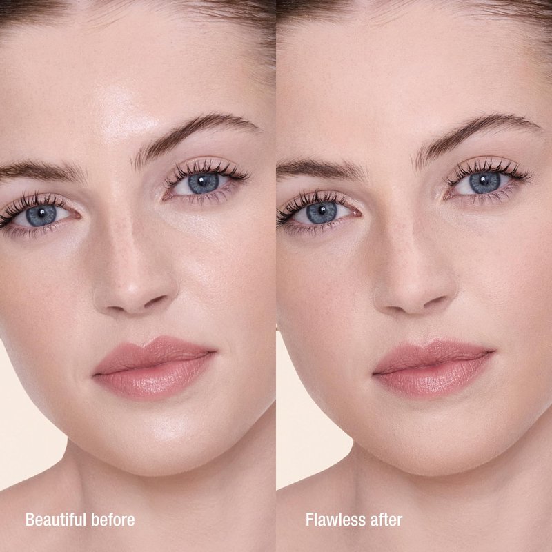 Charlotte Tilbury Airbrush Flawless Finish Setting Powder - Pore-Blurring Pressed Powder for Face Makeup to Minimize Shine with a Soft-Focus Finish - 1 Fair