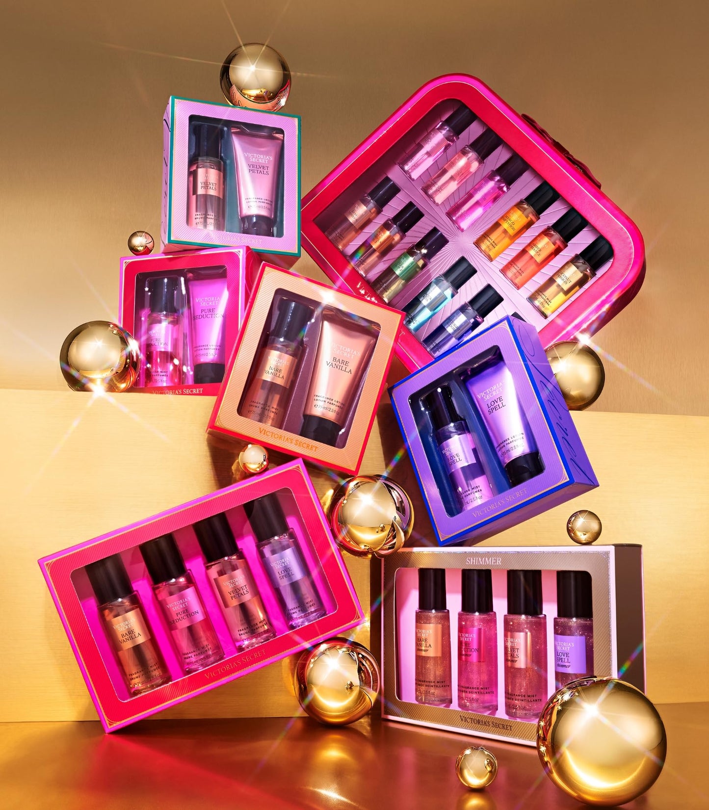 Victoria's Secret Velvet Petals 2 Piece Mini Mist & Lotion Gift Set