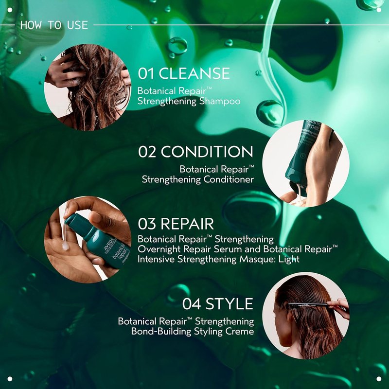 Aveda Botanical Repair Overnight Serum - Bond-Building Formula for Stronger, Healthier Hair | Reduces Split Ends & Repairs Damage