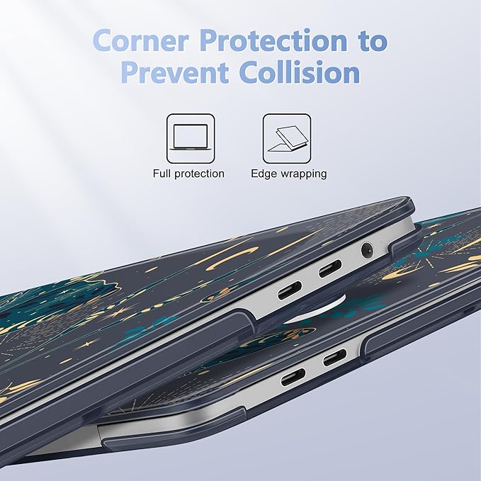 Lepeoac for MacBook Pro 16 inch Case 2019 2020 Release Model A2141, Plastic Hard Shell Cover with Keyboard Cover & Screen Protector for MacBook Pro 16 inch with Touch Bar & Touch ID - Butterfly P113
