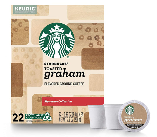 Starbucks Signature Collection Toasted Graham Coffee Pods - 22 Count for Rich Flavor