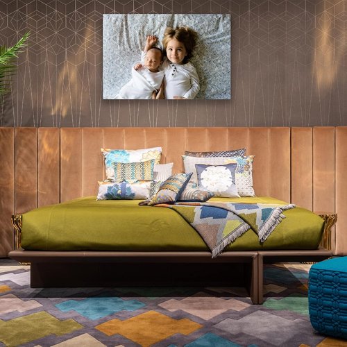 Custom Canvas Prints - Personalized Wall Art for Pet & Family Photos | Ideal Gifts for Mom & Dad (20'' W x 30'' H)