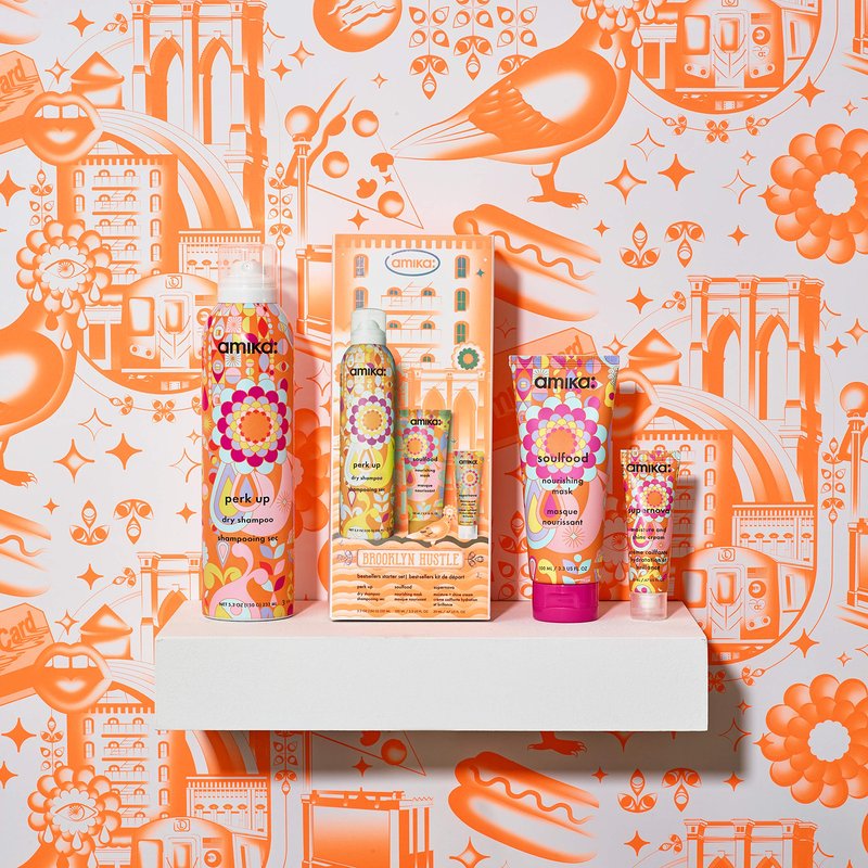 amika Brooklyn Hustle Haircare Bestsellers Starter Set