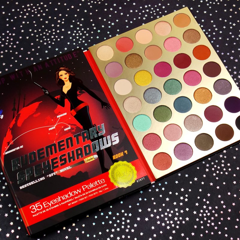 Rude Cosmetics Rudementary SpeyeShadows 35 Eyeshadows Palette - Book 7 for Women - 1.33 oz Eye Shadow