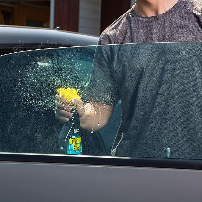 Invisible Glass 92163-3PK Premium Glass Cleaner Spray for Car Windshields and Windows, Automotive and Home Window Cleaner, Streak-Free, Ammonia-Free, Tint-Safe – 16 fl oz (Pack of 3)