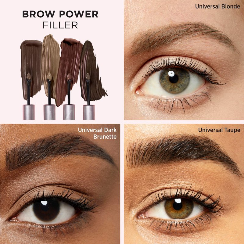 IT Cosmetics Brow Power Filler, Universal Auburn - Volumizing Tinted Fiber Brow Gel - Instantly Fills, Shapes & Sets Your Brows - Waterproof Formula Lasts Up To 16 Hours - 0.14 fl oz