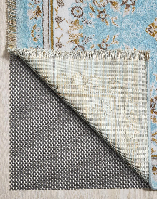 Veken Rug Pad Gripper - Non-Slip Dark Grey 2x8 Ft for Hardwood & Tile Floors | Thick Anti-Skid Mat