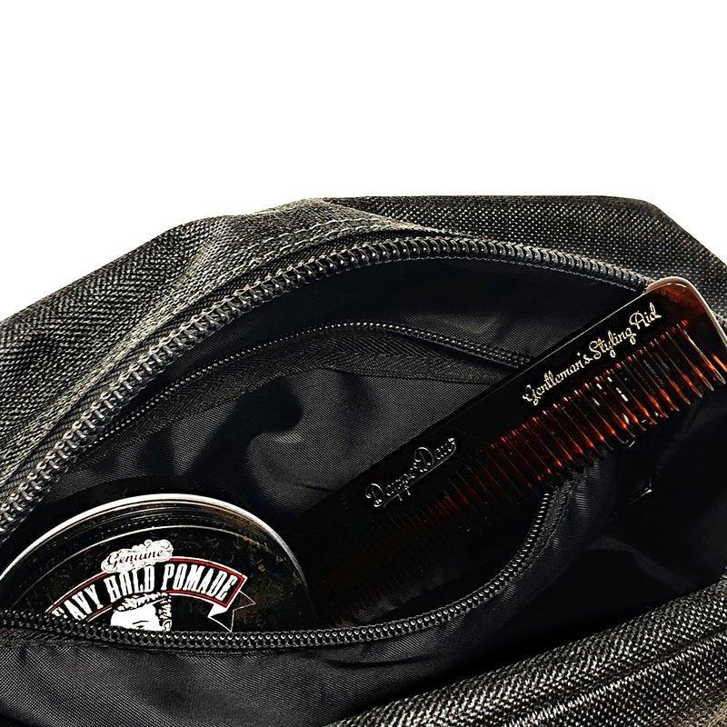 Dapper Dan Toiletry Bag Organizer, Mens Travel Toiletry Bag, Travel Toiletry Organizer (Empty) 400g