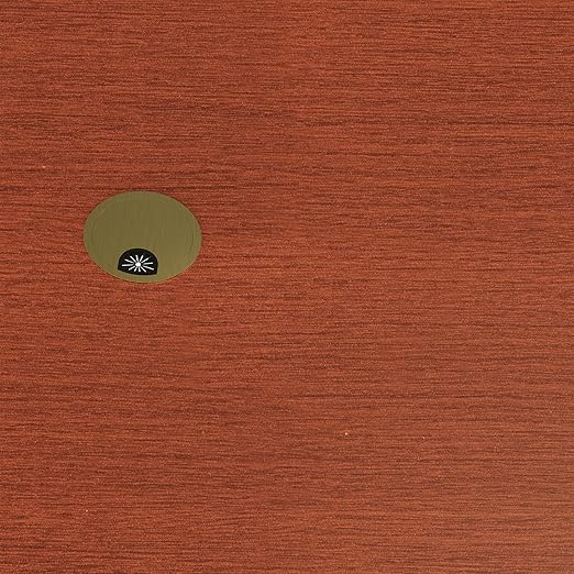 Skweawert Desk Grommet 2-1/8 Inch 53mm, Zinc Alloy Computer Desk Wire Hole Cover, Office Desktop Cord Cable Hole Metal Ring, Bronze Tone
