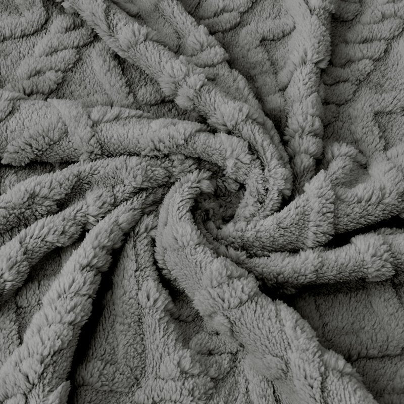 Sherpa Fleece Baby Blanket, Ultra Soft Fluffy Premium Baby Blankets for Boys Girls, Cozy Infant Toddler Newborn Receiving Blankets for Crib Stroller 30”×40” (Grey)