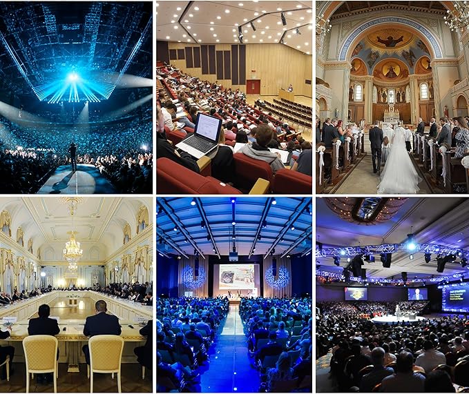 iuZee AI Auto Tracking PTZ Camera 3G-SDI/USB3.0/HDMI/LAN PoE 30X Optical and 8X Digital Zoom Live Streaming Camera 1080P 60FPS for Church Services Worship Education Events vMix OBS YouTube