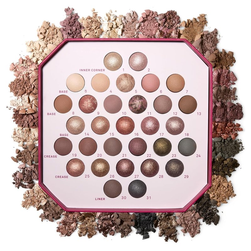 Laura Geller The Ultimate Palette - 31 Baked Eyeshadows in Classic & Marble | Matte & Shimmer Finishes