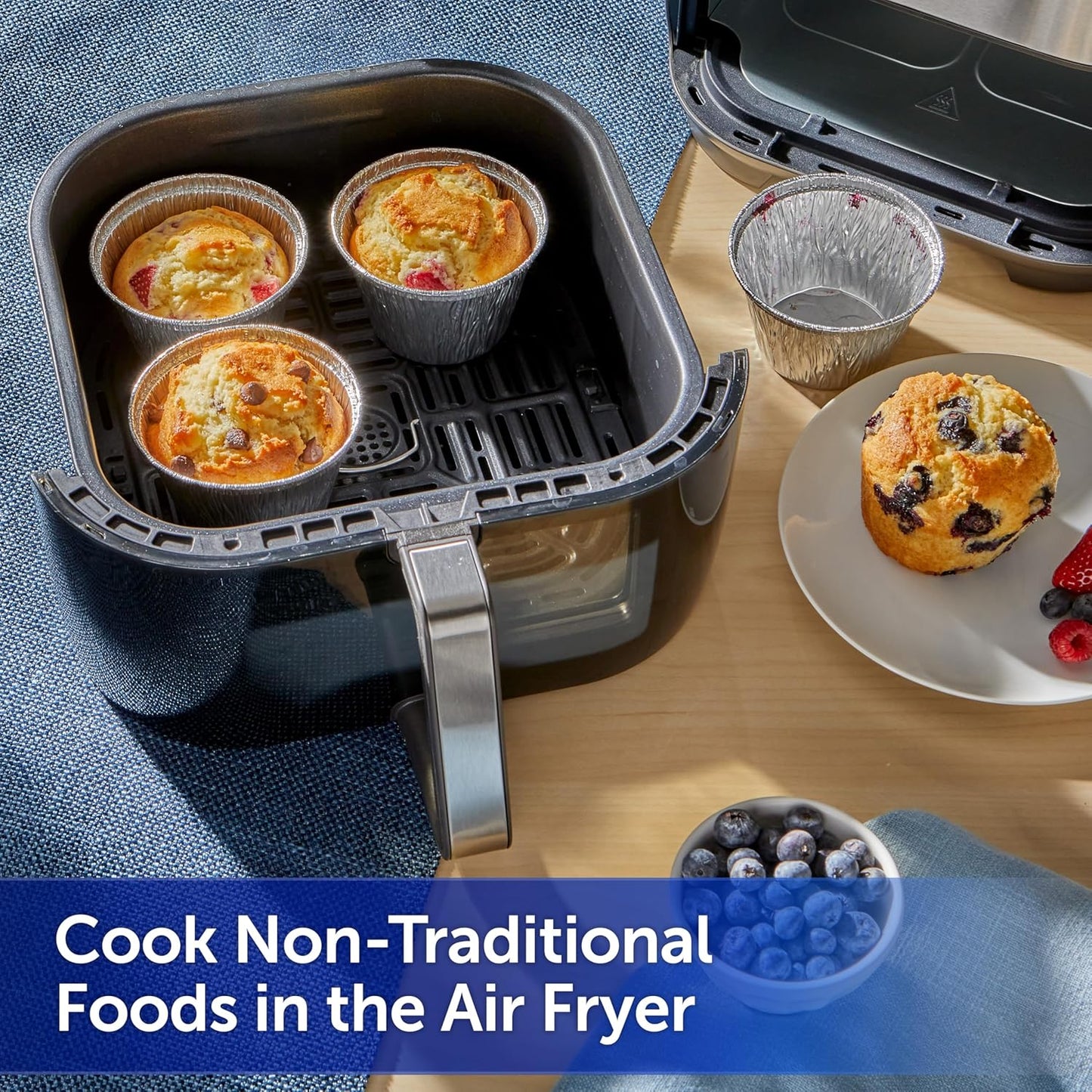 Reynolds Kitchens Air Fryer Cups - Convenient Meal Prep Solution for Picky Eaters | 20 Pack, 8 fl oz