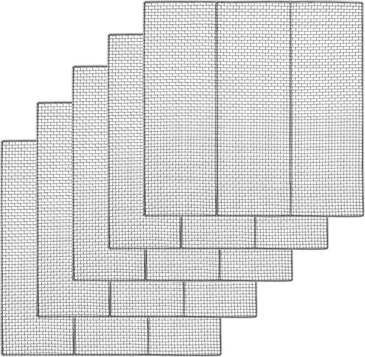 Yaocom 5 Pack Stainless Steel Bakery Screens - Heavy Duty 23 x 23 Inch Cooling Grids for Donuts & Pastries