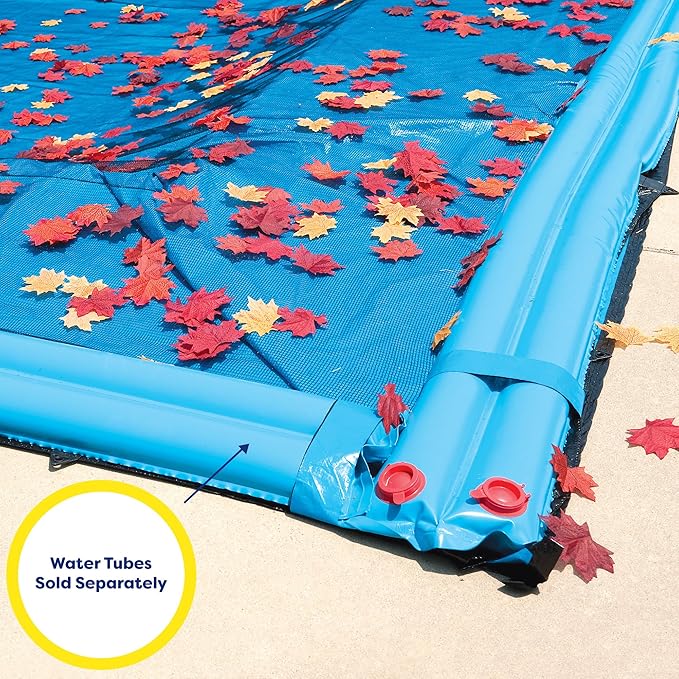 In The Swim 16' x 36' Rectangle Leaf Net Cover for Inground Swimming Pools - Removes Leaves, Sticks, and Small Debris from Your Winter Cover