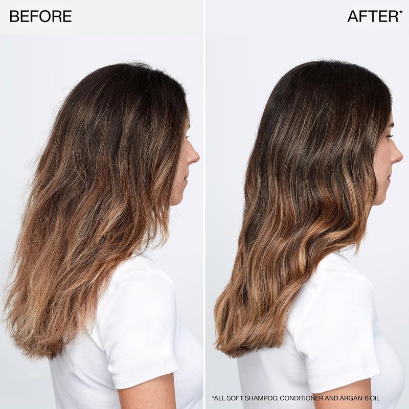 Redken All Soft Conditioner - Deeply Moisturizing Formula for Dry, Brittle Hair | Softens, Smooths & Adds Shine