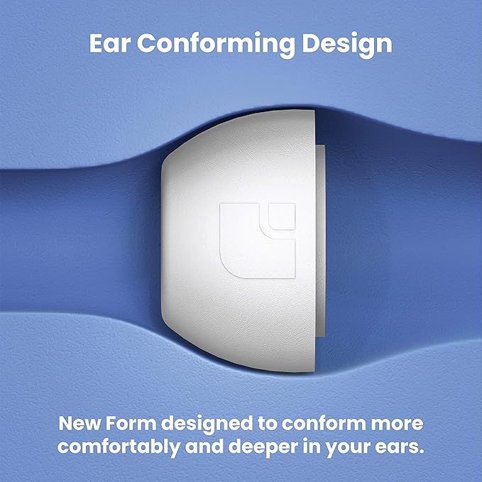 Foam Masters Ultra-Premium Memory Foam Ear Tips for AirPods Pro 1st & 2nd Gen | 3 Pairs | New Ver. | Secure Fit | Super Comfort | Better Noise Cancel | Replacement Buds (Small, White)